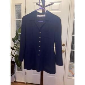 Tahari Women's Blue Blazer Size 6